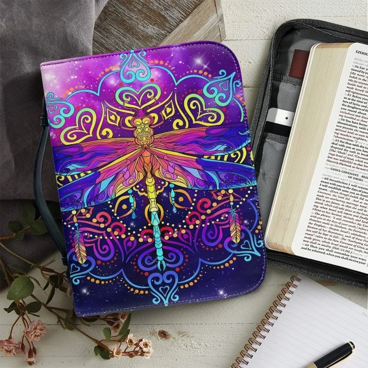 Interior Design Book - Tas Penyimpanan Alkitab Kulit PU Wanita