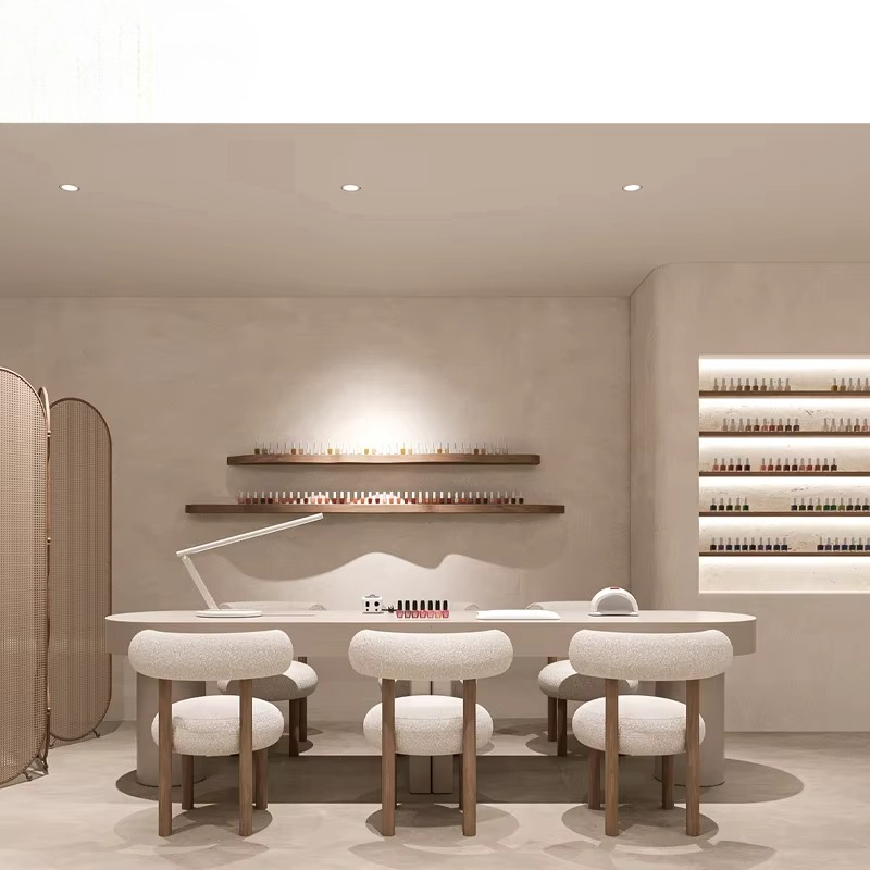 Interior Design Nail Salon - Perlengkapan salon kuku kelas atas, seni