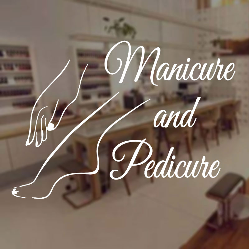 Interior Design Nail Salon - Salon Kecantikan Manikur Pedikur Kuku Salon