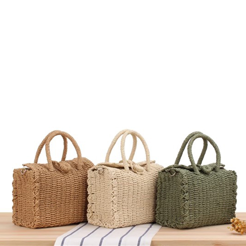 Woven Basket Set - Tas tangan buatan tangan tas pantai