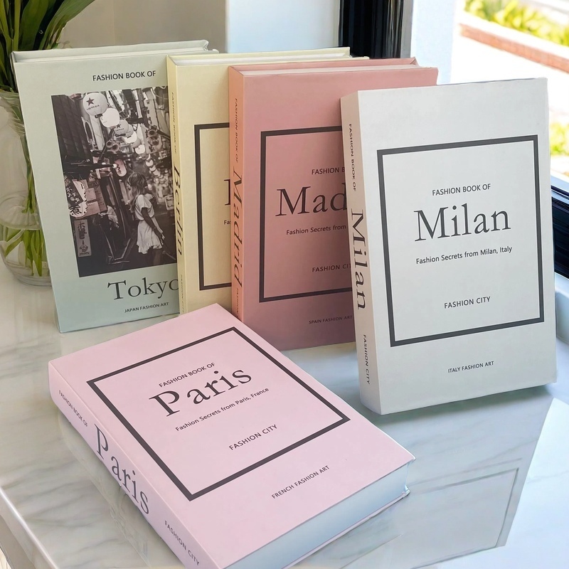Interior Design New York - Kotak penyimpanan buku palsu mewah New