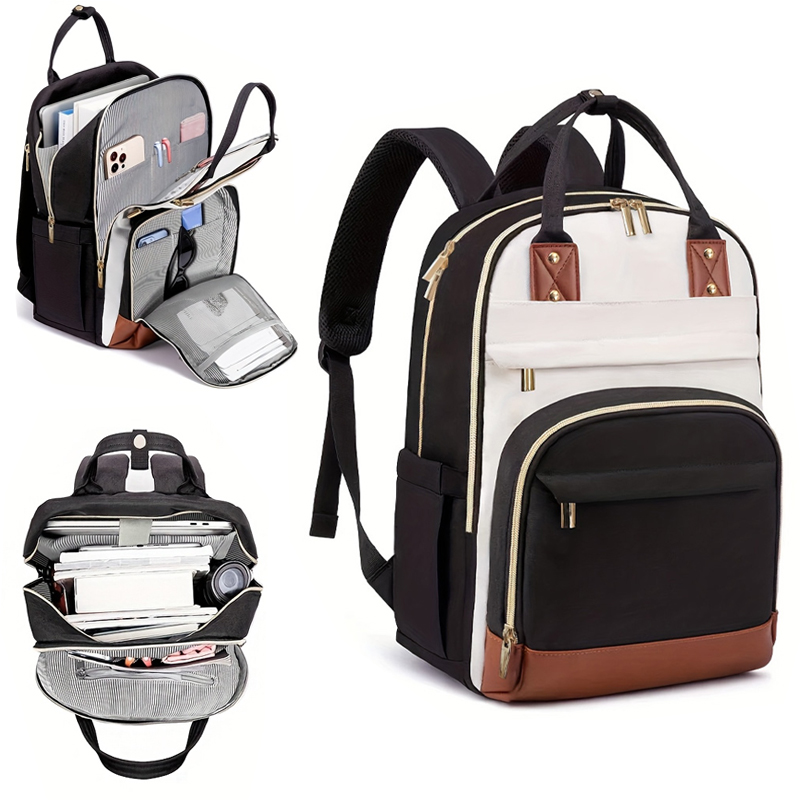 Interior Design Journal - Tas ransel wanita multi-warna dengan tali