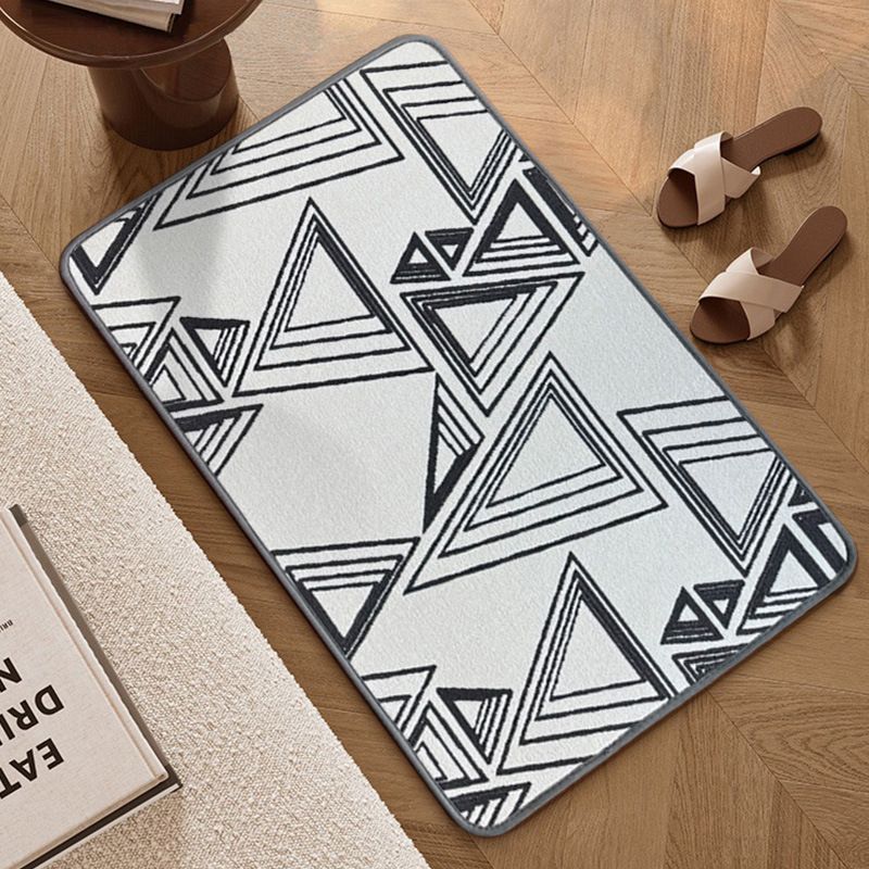 Printed Rug Abstract - VIKAMA Keset Lantai Motif Modern Anti