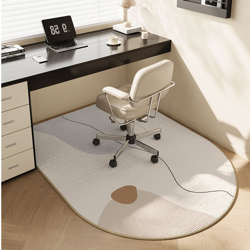 Printed Rug Abstract - VIKAMA Karpet Meja Kantor Garis Abstrak