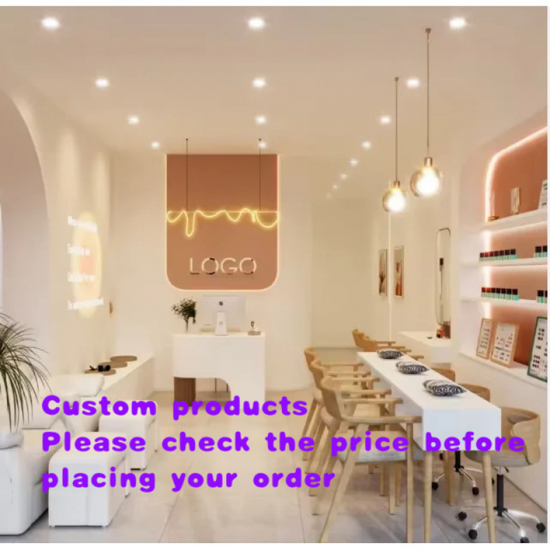 Interior Design Nail Salon - custom.Funroad Nail Spa Desain Interior 3D