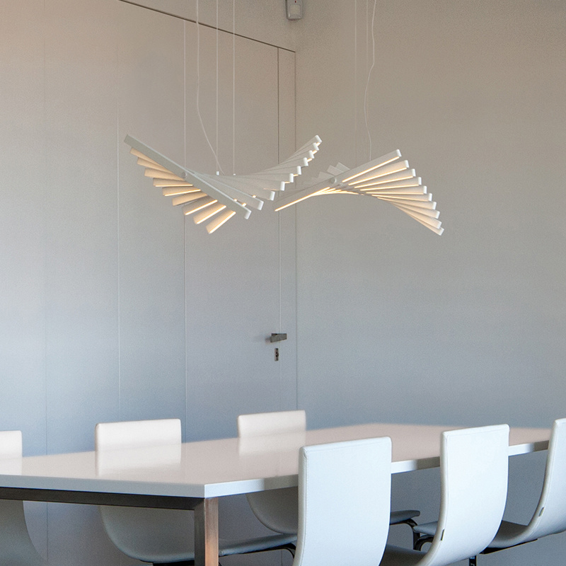 Lampu Gantung Fishbone Nordic  - Interior Design Meeting Room ulasan dan harga
