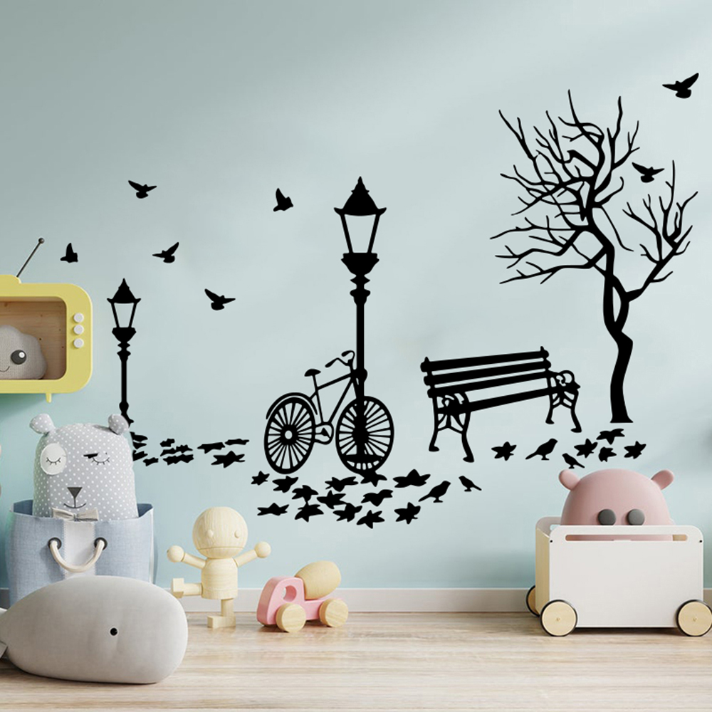 Stiker Dinding Lampu Jalan Poh - Interior Design Magazine ulasan dan harga
