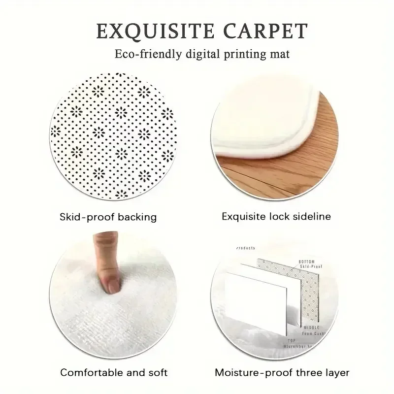 Karpet Cetak Lukisan Seni Abst - Printed Rug Abstract ulasan dan harga