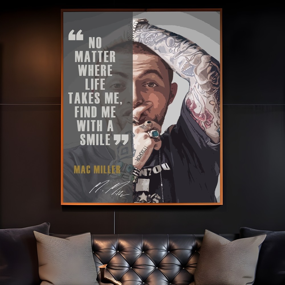 Poster Rapper M-mac Miller Dek - Interior Design Poster ulasan dan harga
