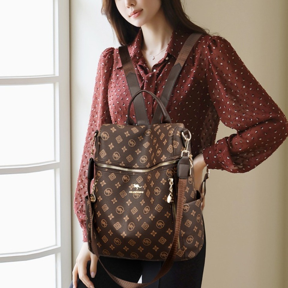 Tas Ransel Kulit Lembut Wanita - Interior Design Logo ulasan dan harga