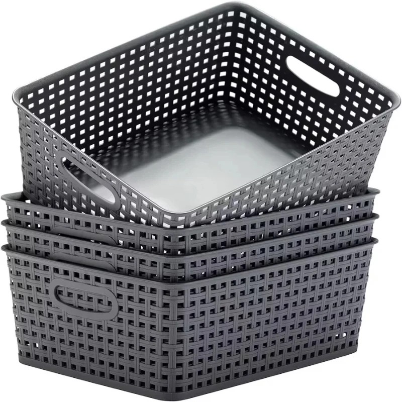 Kotak Penyimpanan Plastik Anya - Woven Basket Set ulasan dan harga