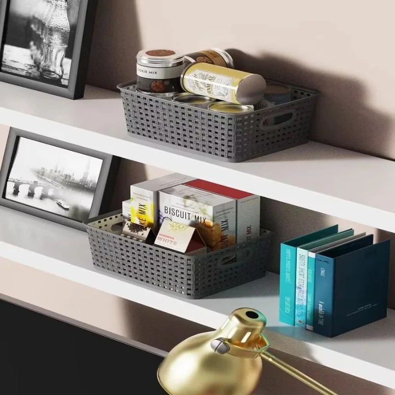 Kotak Penyimpanan Plastik Anya - Woven Basket Set ulasan dan harga