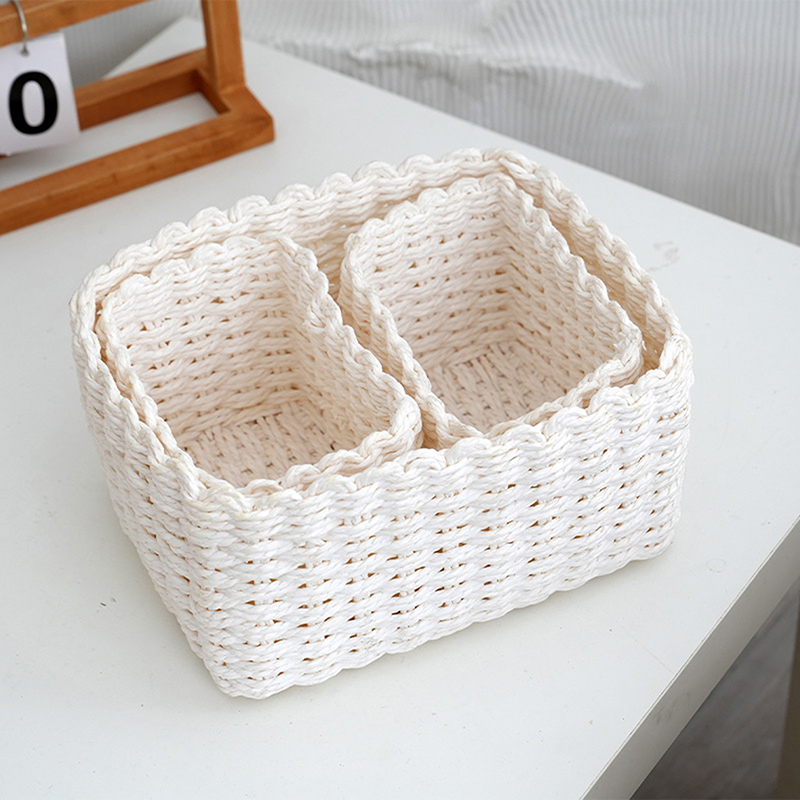 3pcs/set Keranjang Penyimpanan - Woven Basket Set ulasan dan harga