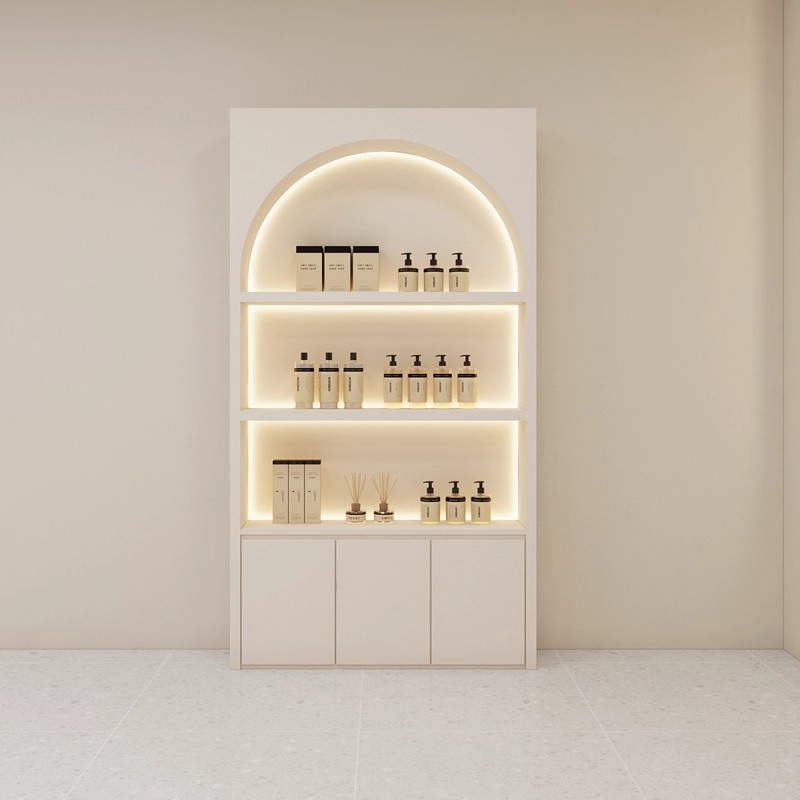 Lemari furnitur spa khusus mew - Interior Design Nail Salon ulasan dan harga