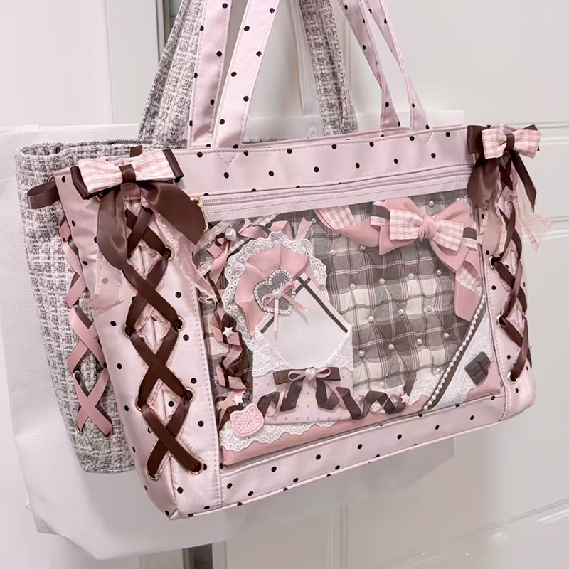 Tas Bahu Polka Dot Jepang, Tas - Interior Design Journal ulasan dan harga