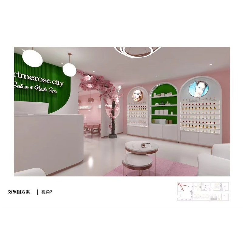 Furnitur Komersial Modern Khus - Interior Design Nail Salon ulasan dan harga