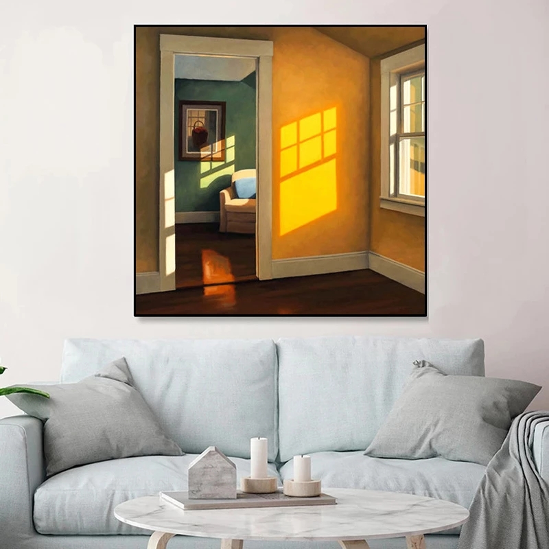 Lukisan Kanvas Lanskap Luar Je - Interior Design Poster ulasan dan harga