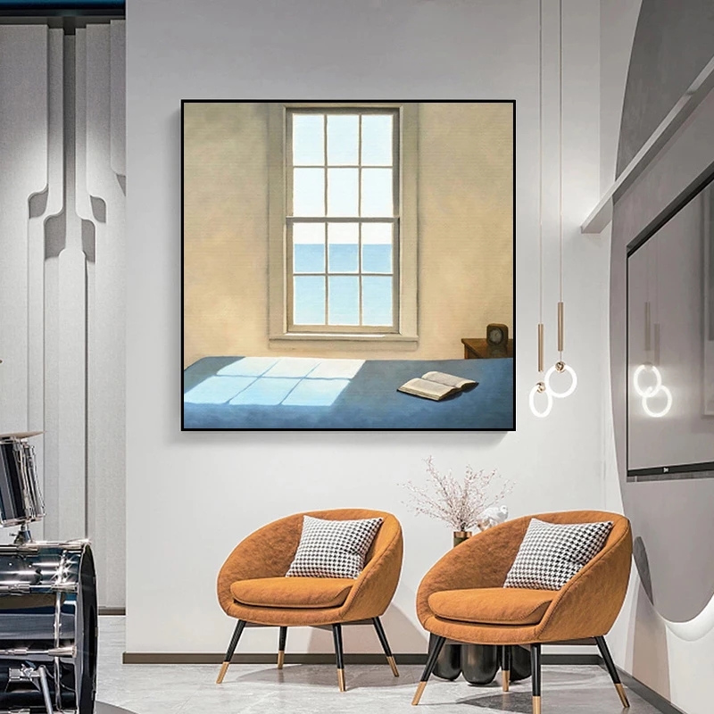 Lukisan Kanvas Lanskap Luar Je - Interior Design Poster ulasan dan harga