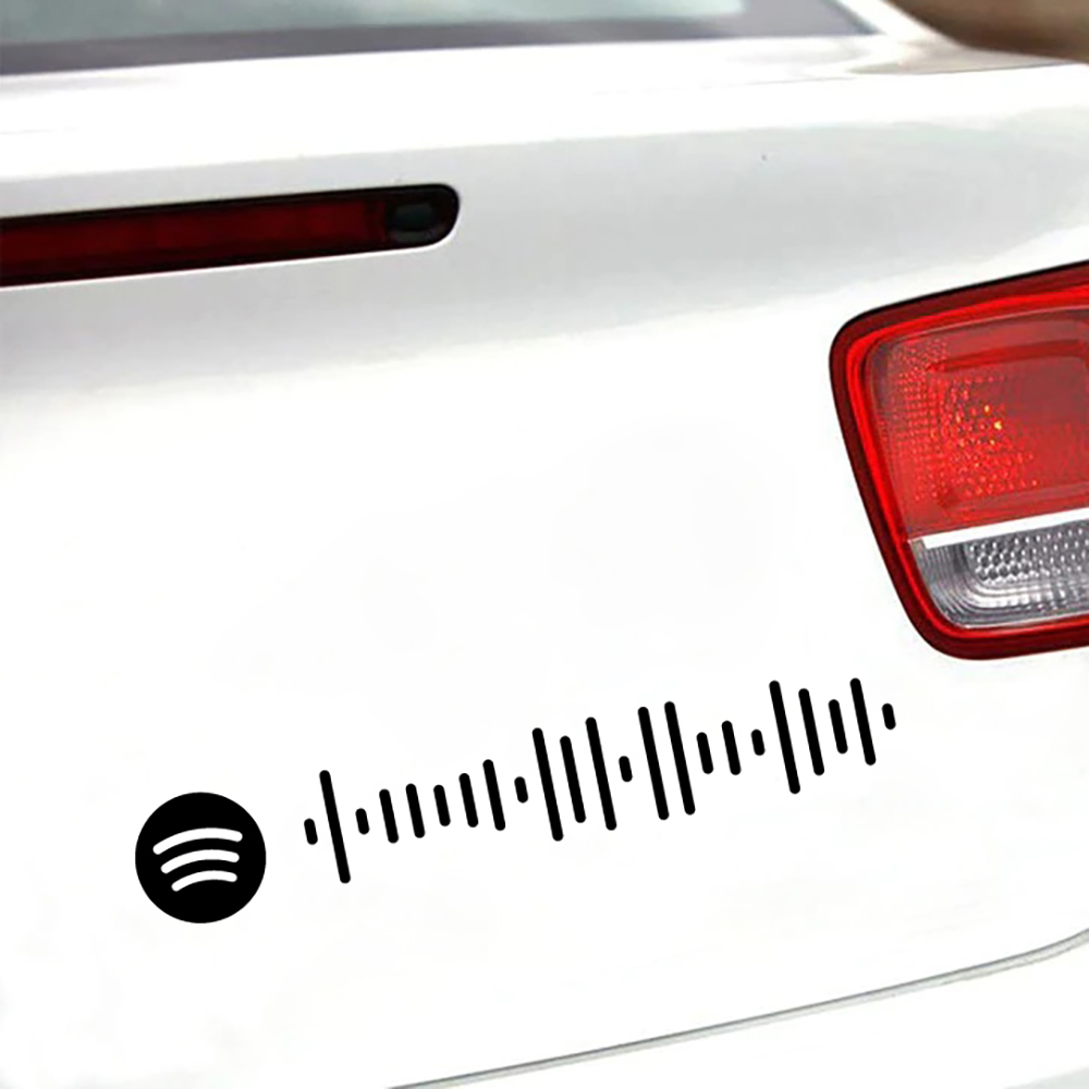 Stiker Vinil Kode Lagu Spotify - Interior Design Magazine ulasan dan harga