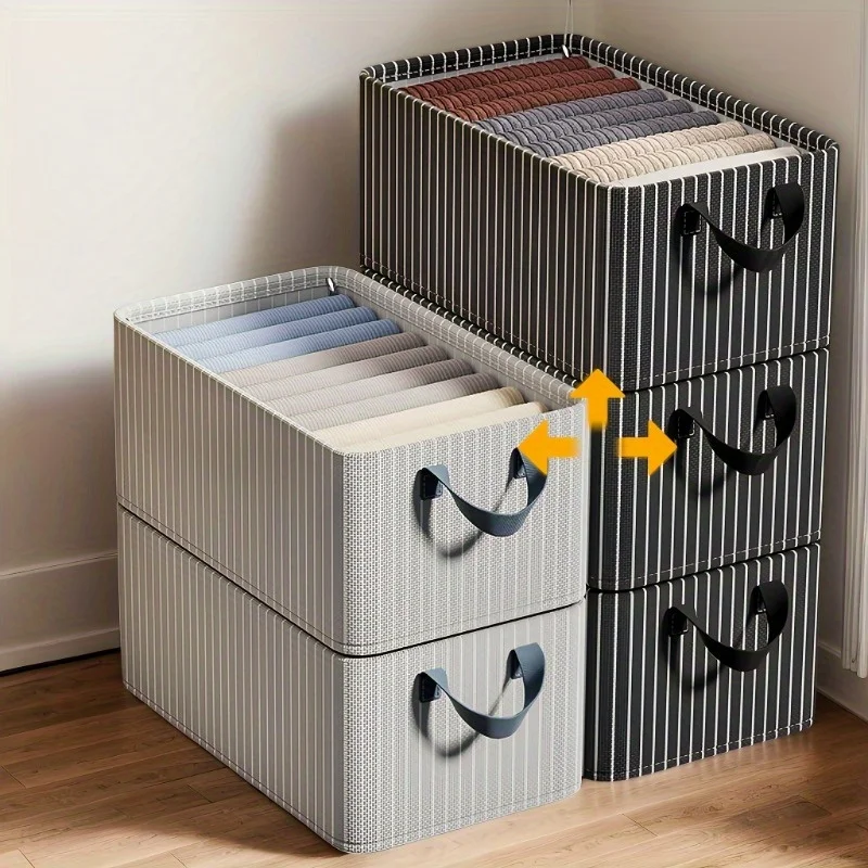 Kotak Penyimpanan Pakaian Kain - Woven Basket Set ulasan dan harga