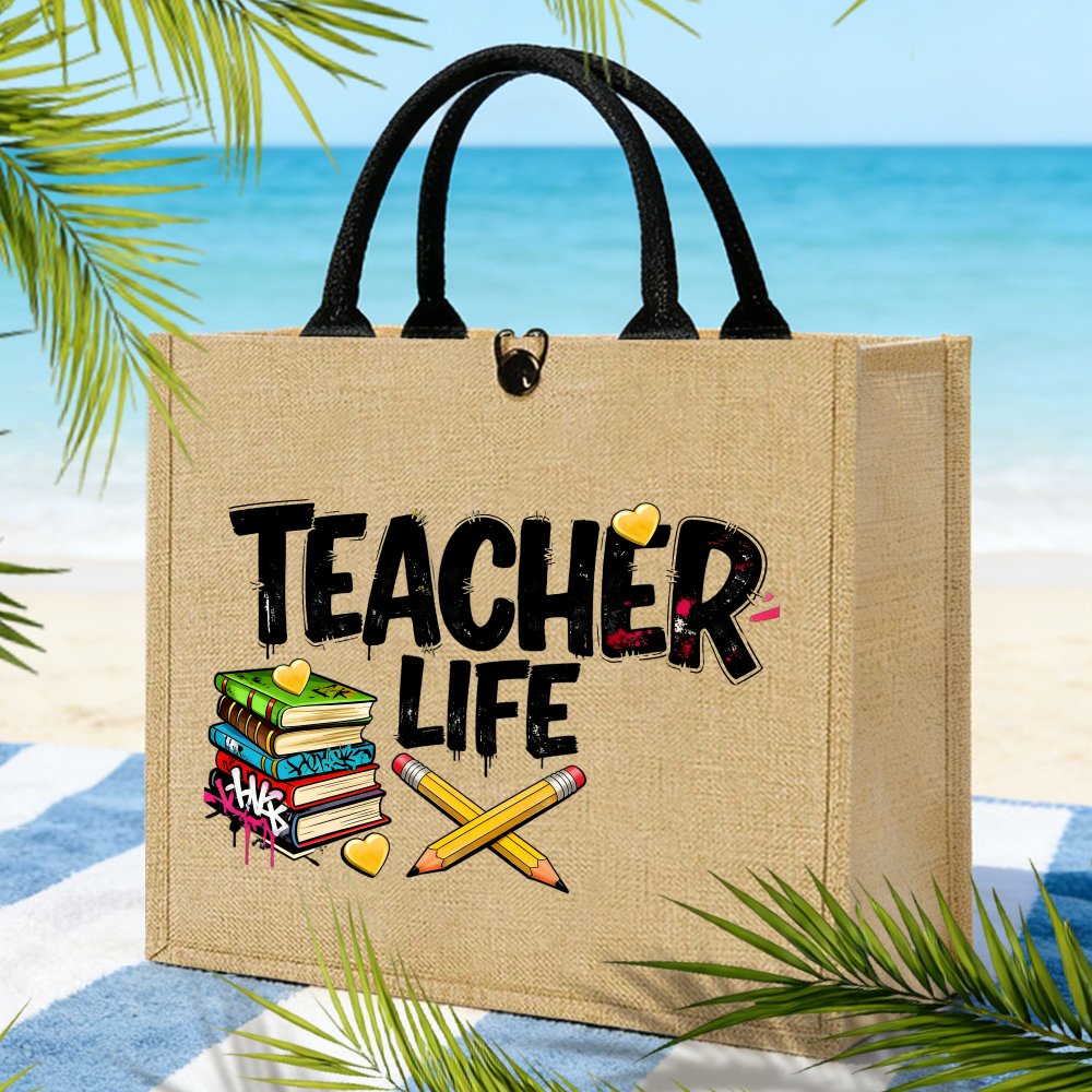 Tas Tote Jute Desain Hati Pens - Interior Design Book ulasan dan harga