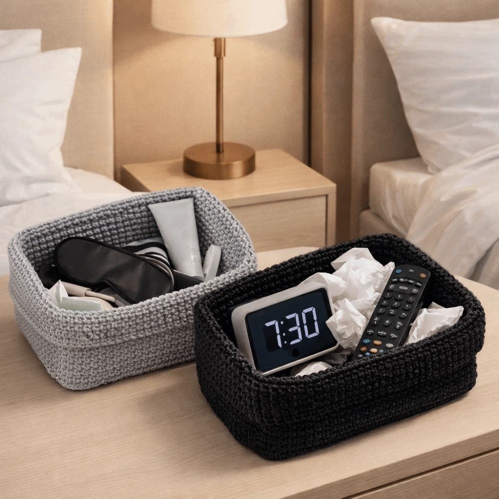 Keranjang Penyimpanan Tali Kat - Woven Basket Set ulasan dan harga