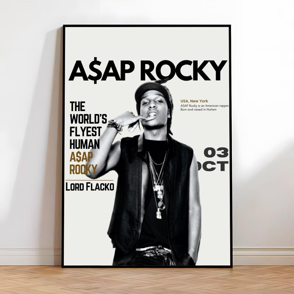 A-AP Rocky A-ASAP Album Rap Lu - Interior Design Poster ulasan dan harga