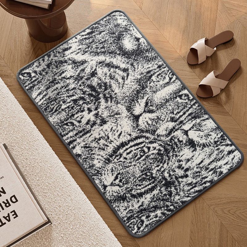 VIKAMA Keset Lantai Motif Mode - Printed Rug Abstract ulasan dan harga