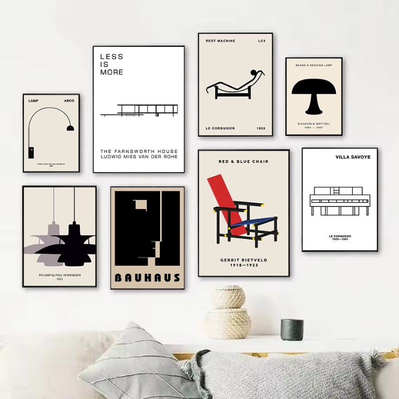 Poster Arsitektur Abstrak Desa - Interior Design Poster ulasan dan harga
