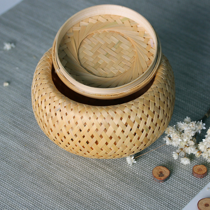 Keranjang kecil anyaman bambu  - Woven Basket Set ulasan dan harga