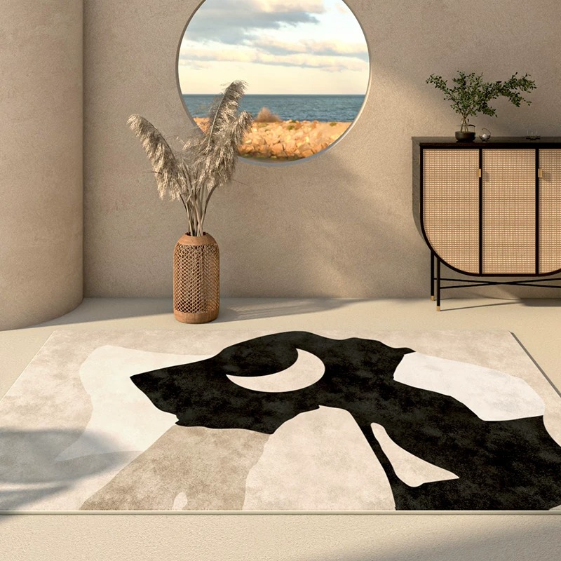 Karpet Japandi Wabi-sabi untuk - Printed Rug Abstract ulasan dan harga