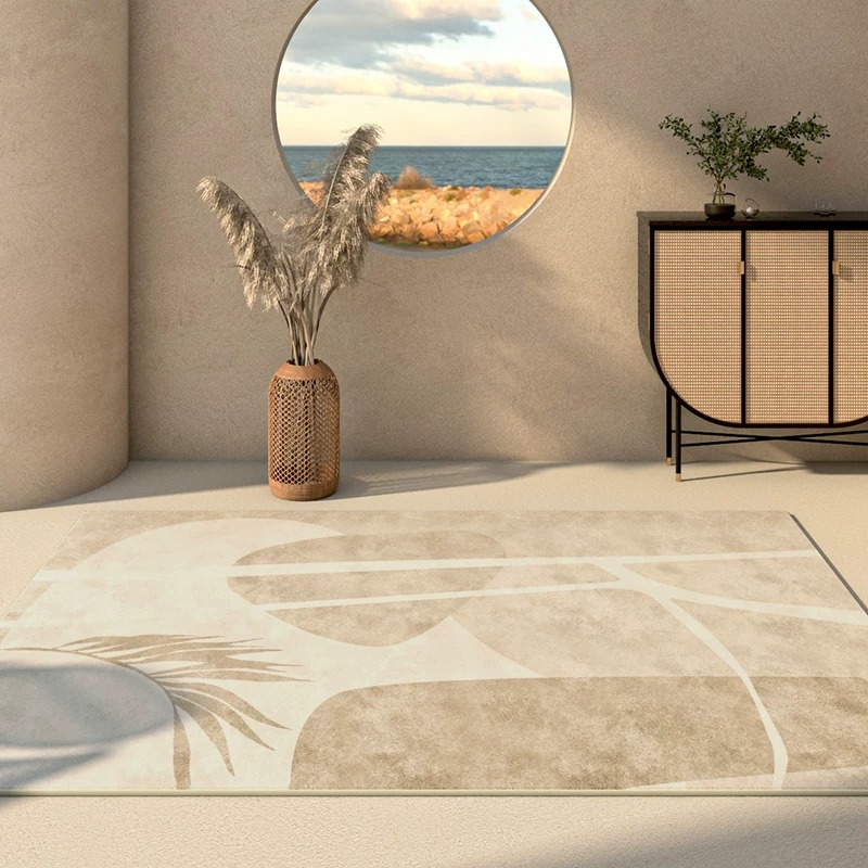 Karpet Japandi Wabi-sabi untuk - Printed Rug Abstract ulasan dan harga