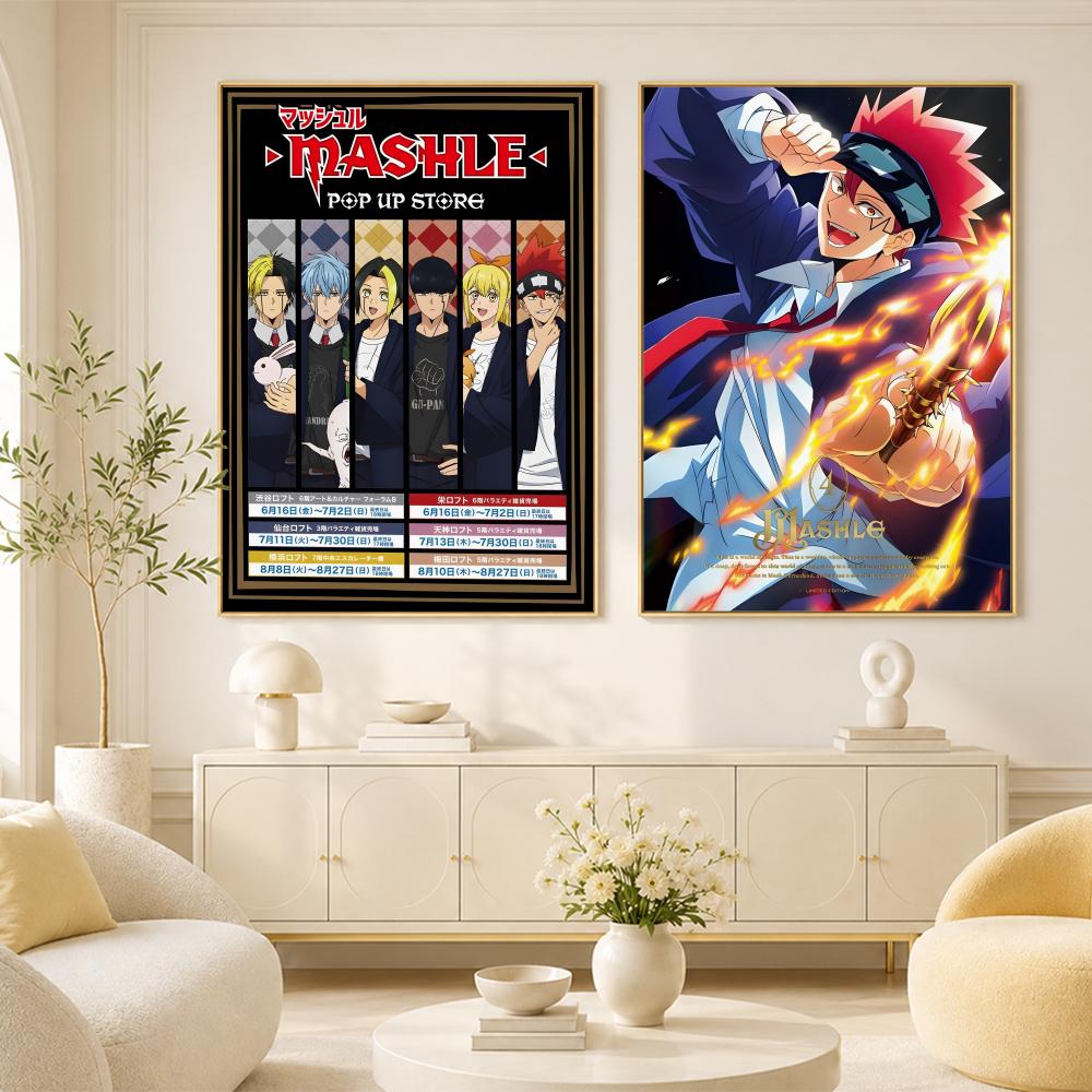Poster Anime Mashle Magic and  - Interior Design Poster ulasan dan harga