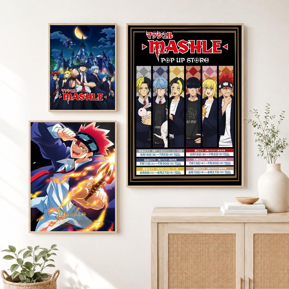 Poster Anime Mashle Magic and  - Interior Design Poster ulasan dan harga