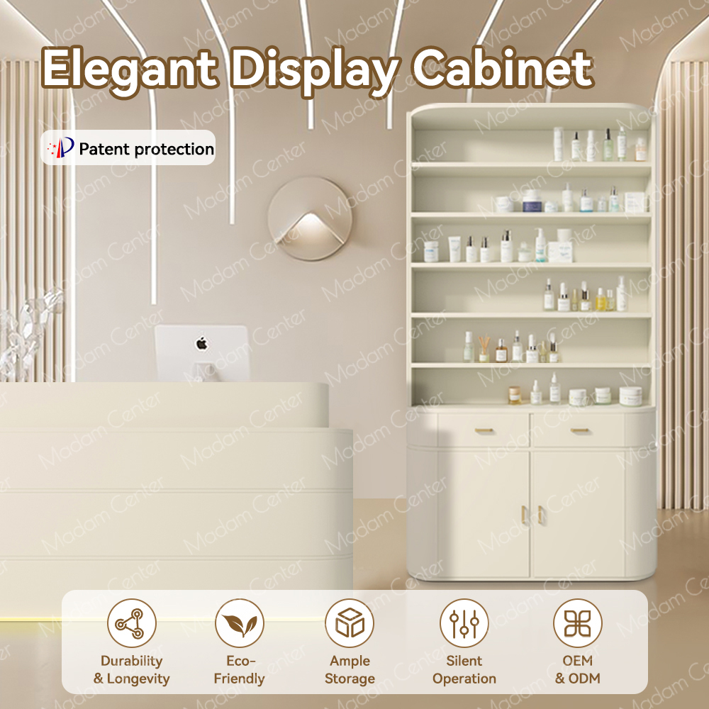 Lemari Pajangan Salon Modern G - Interior Design Nail Salon ulasan dan harga