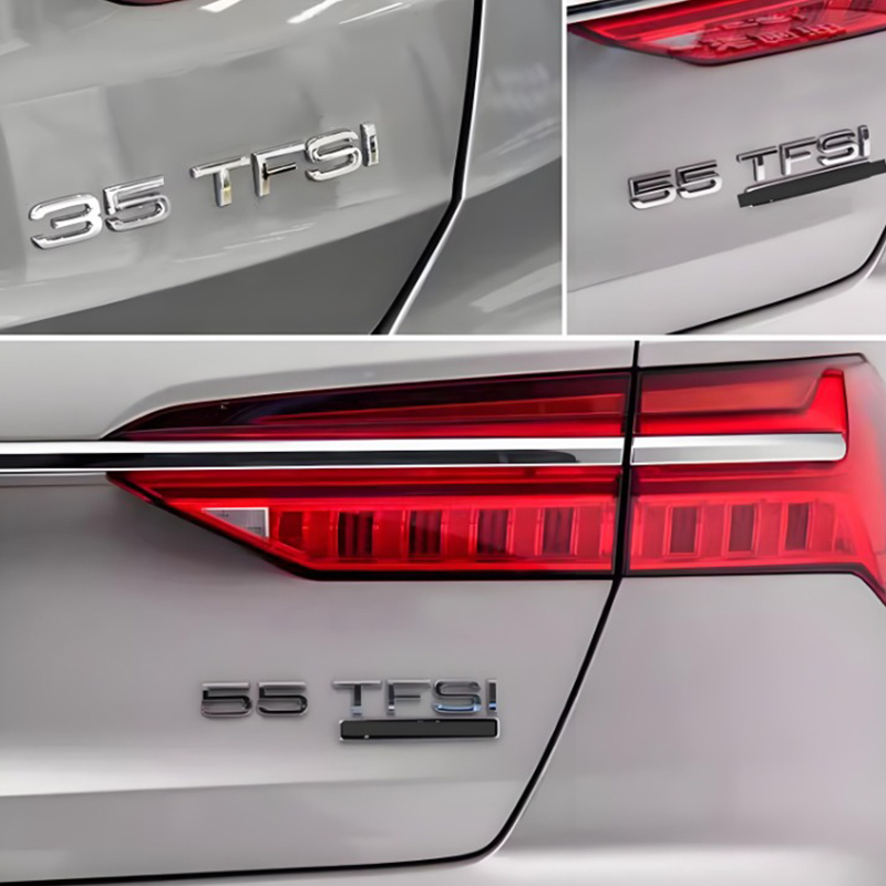 Stiker Emblem Logo 3D TFSI 30  - Interior Design Logo ulasan dan harga