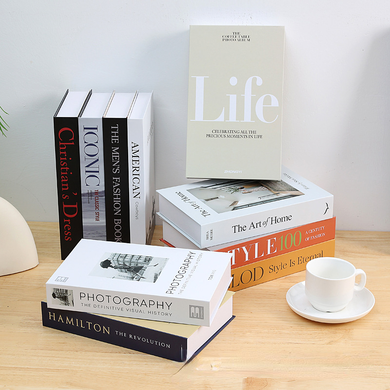 Buku palsu mode untuk dekorasi - Interior Design Book ulasan dan harga